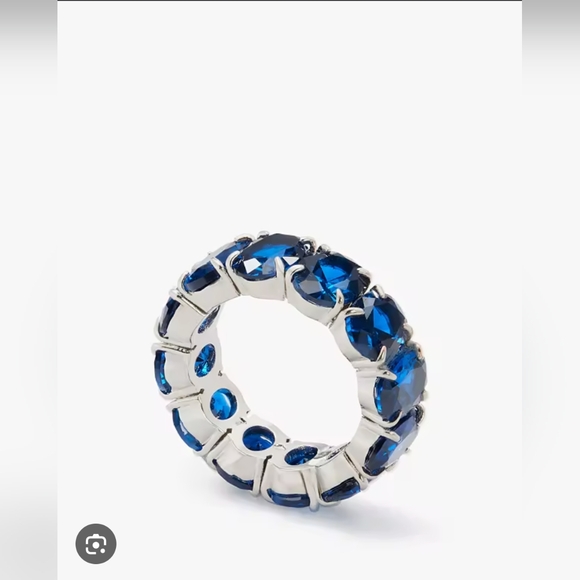 Kate Spade New York Candy🍬 🍭 Shop Ring- blue 💙+ silver size 7 - Picture 14 of 16
